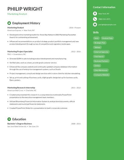 Resume example 4
