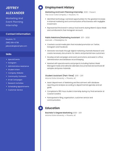 Resume example 5
