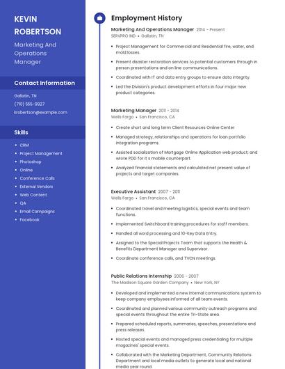 Resume example 4