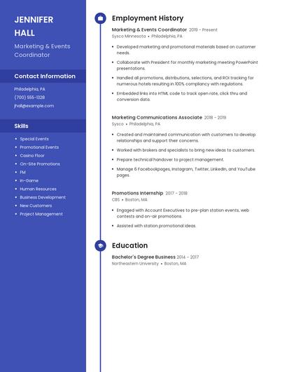 Resume example 4