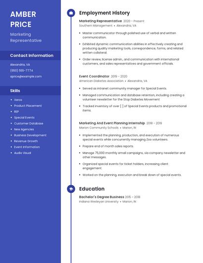 Resume example 4
