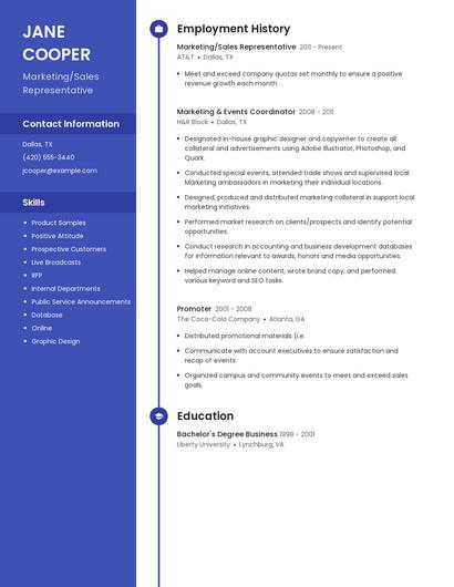 Resume example 5