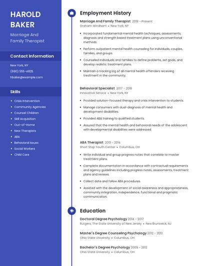 Resume example 4