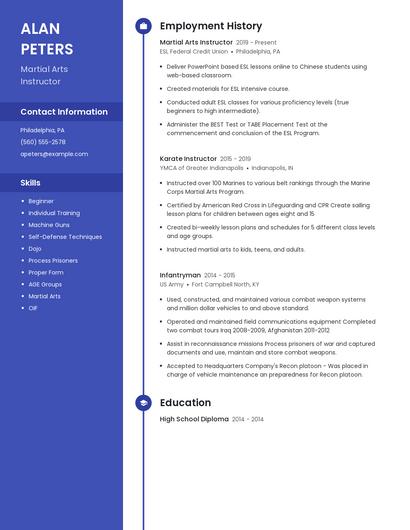 Resume example 5