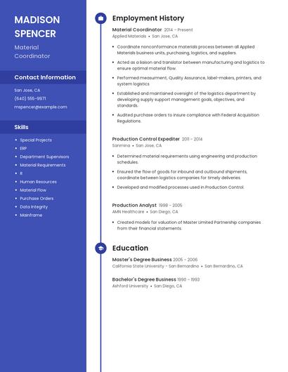 Resume example 4