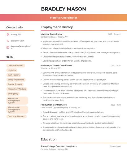 Resume example 3