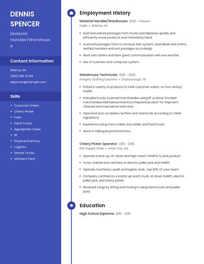 Resume example 4