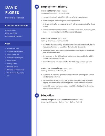 Resume example 4