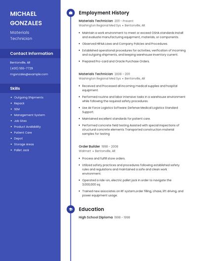 Resume example 4