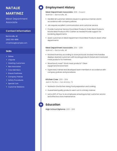 Resume example 5