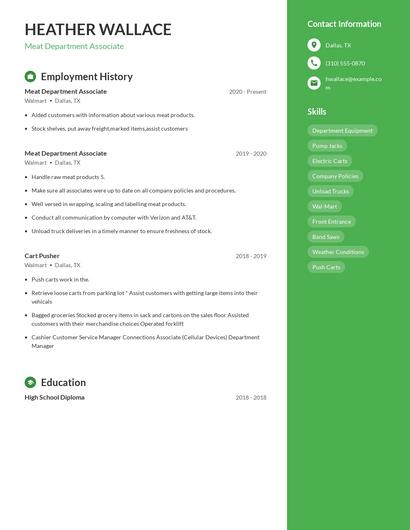 Resume example 4