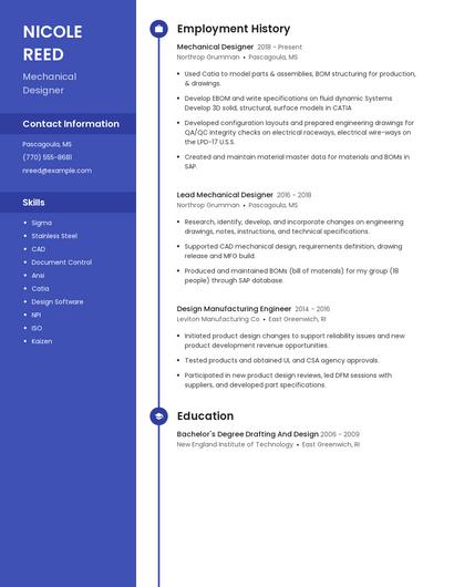 Resume example 4