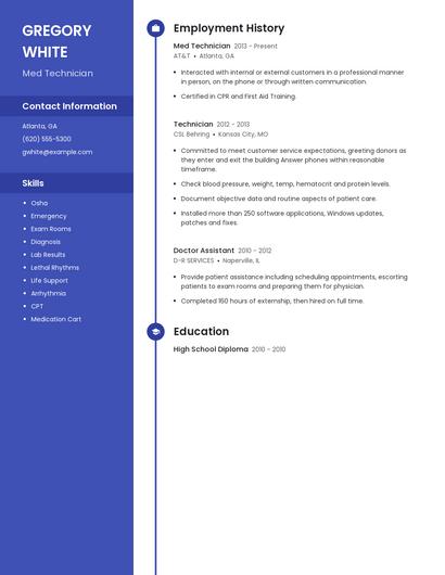 Resume example 4
