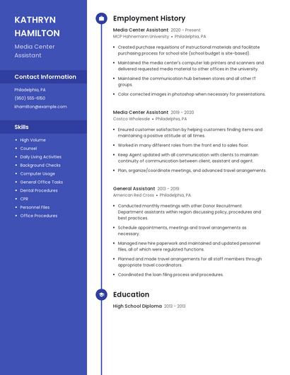Resume example 5