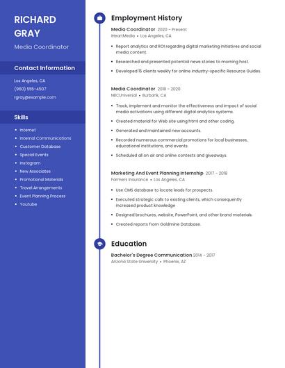 Resume example 4