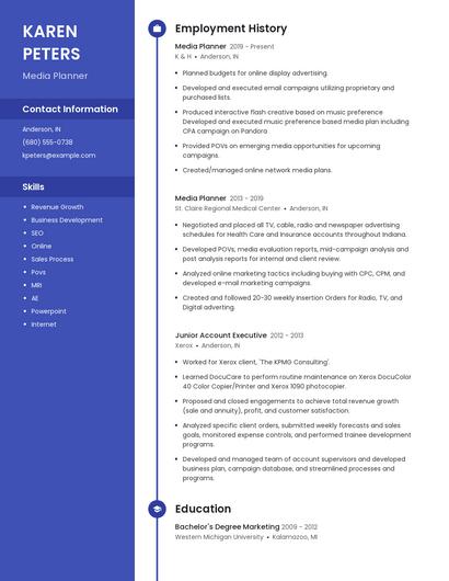 Resume example 4