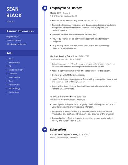 Resume example 4