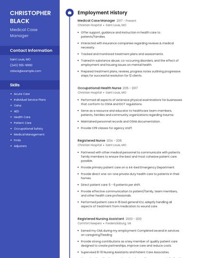 Resume example 4