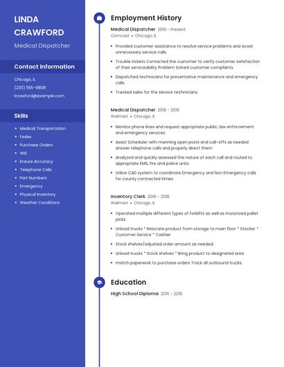 Resume example 5