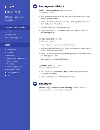 Resume example 5