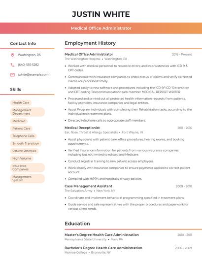 Resume example 3