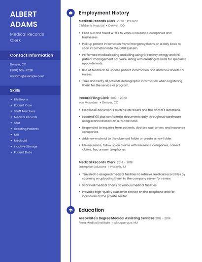 Resume example 5