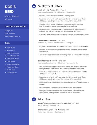 Resume example 4