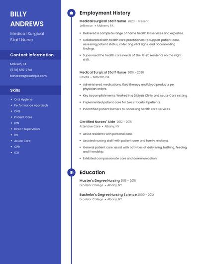 Resume example 5