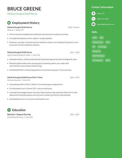 Resume example 4