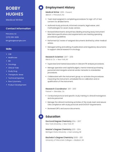 Resume example 4