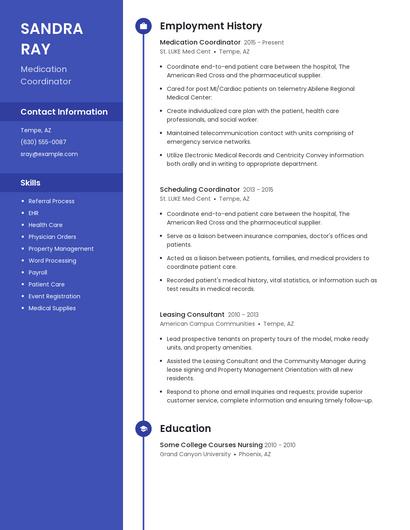 Resume example 4
