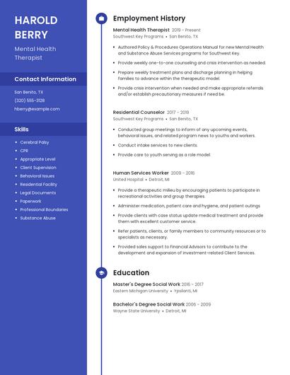 Resume example 4