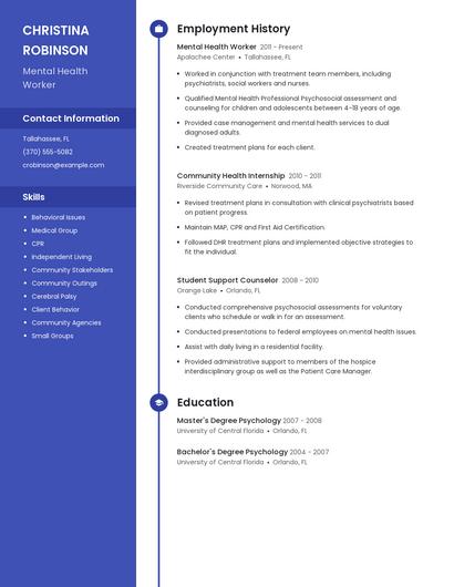 Resume example 4