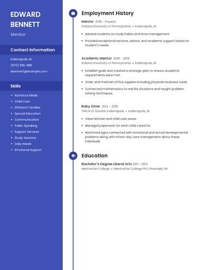 Resume example 4