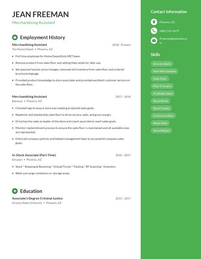 Resume example 4
