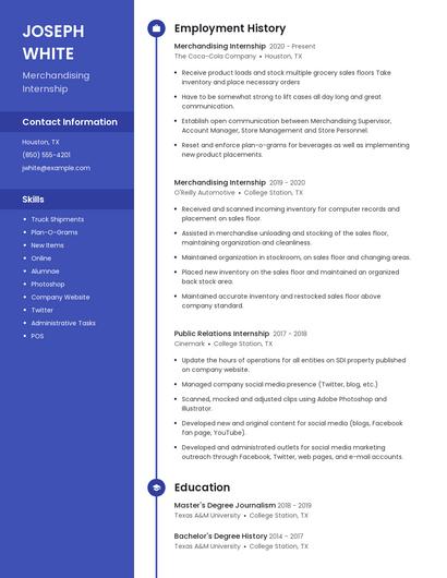 Resume example 4