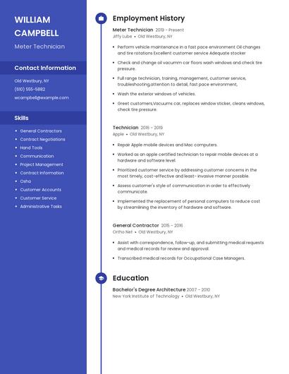 Resume example 4
