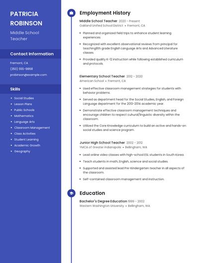 Resume example 4