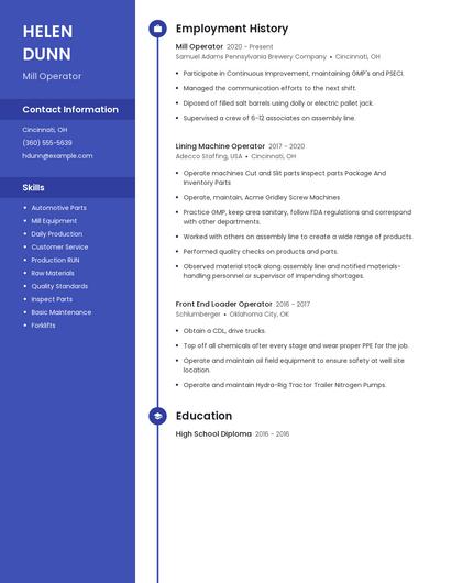Resume example 4