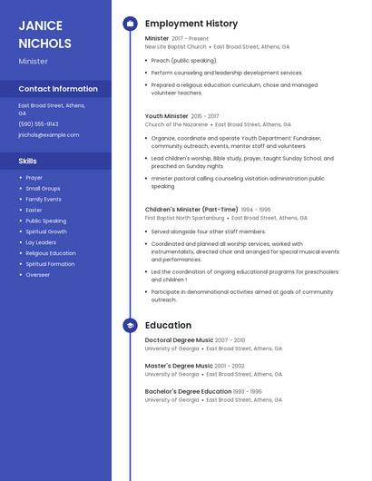 Resume example 5