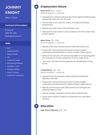 Mixer Driver Resume