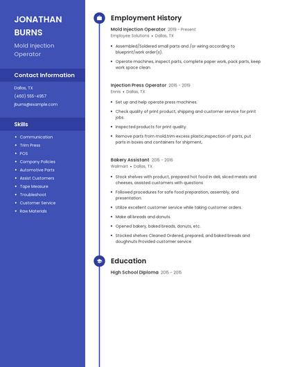 Resume example 5