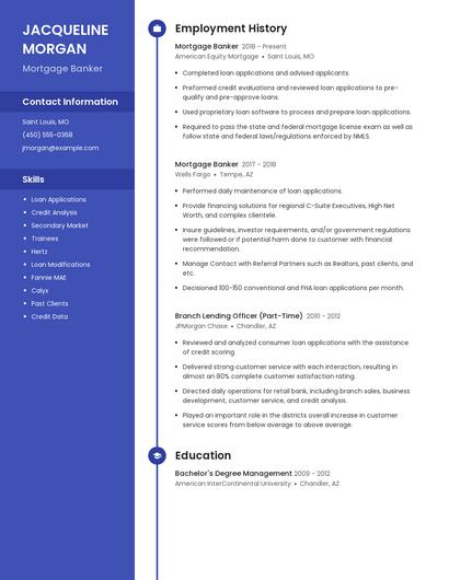 Resume example 5
