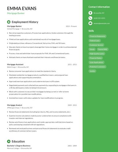 Resume example 4
