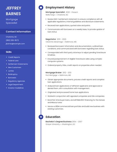 Resume example 4
