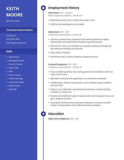 Resume example 4