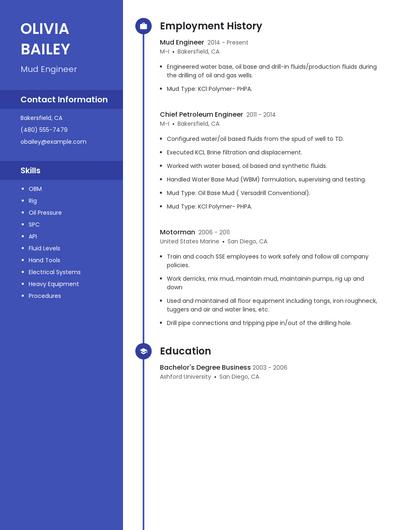 Mud Engineer Resume