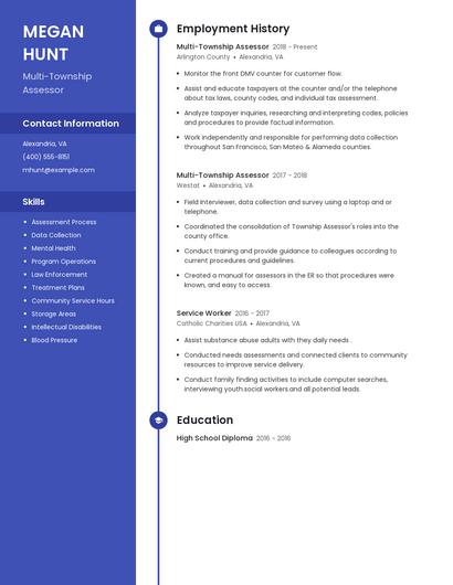 Multi-Township Assessor Resume