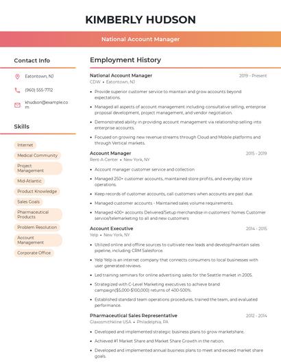 Resume example 3