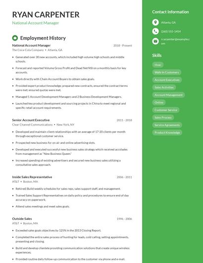 Resume example 5